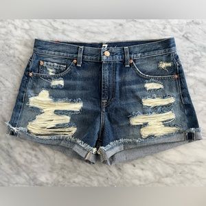 7 for All Mankind Jean Shorts